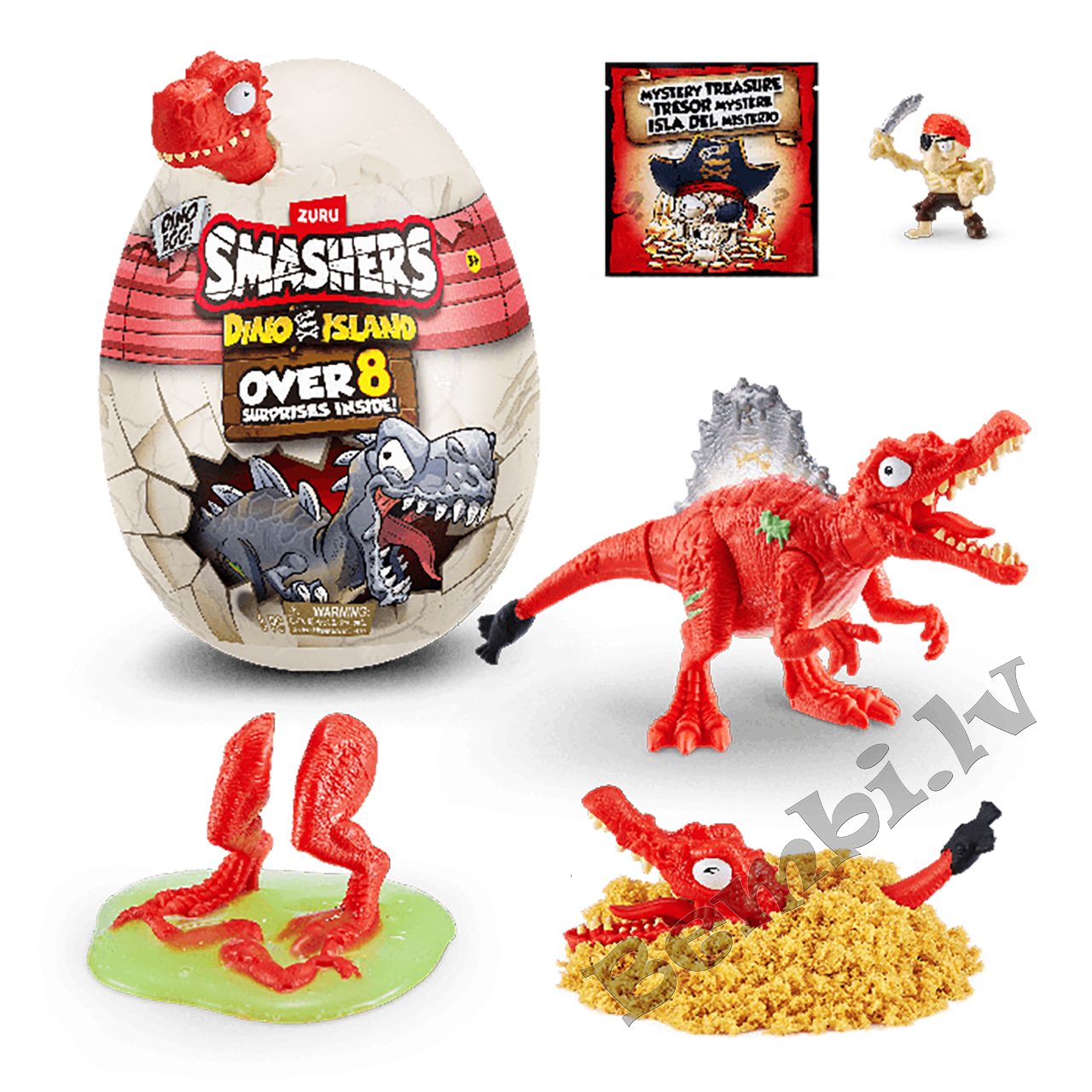 SMASHERS Interaktīvā rotaļlieta Mini Dinozauru pārsteigumu ola - Image 4