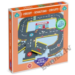 Crazy motors - Lielizmēra puzle - Lielais apvedceļš (26 gab.)