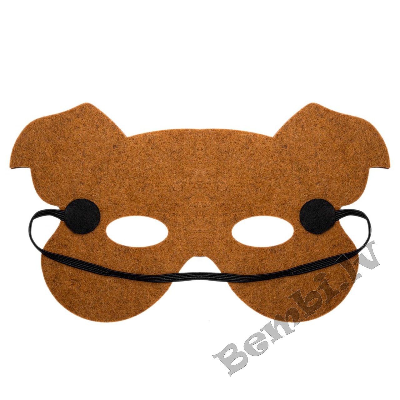 Suņa maska filca / mopša maska - Image 2
