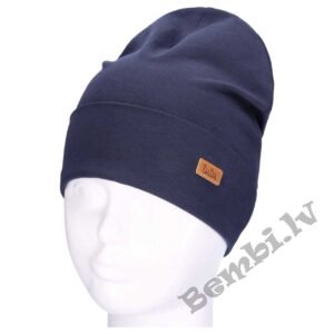 TuTu kokvilnas cepure 3-007989 BLUE (izm.52-56 cm)