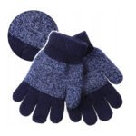 Pirkstaiņi bērniem, vienslāņa adījums 14 cm