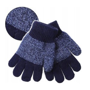 Pirkstaiņi bērniem, vienslāņa adījums 14 cm