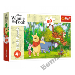 TREFL DISNEY WINNIE THE POOH Puzle Vinnijs Pūks, 60 gab. 