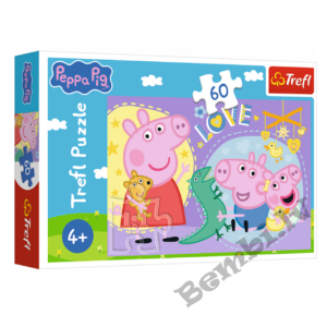 TREFL PEPPA PIG Puzle Peppa, 60 gab.