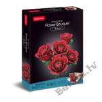 CUBICFUN 3D puzle ziedu pušķis - rozes 