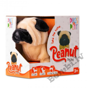 PUGS AT PLAY Staigājošs suns "Peanut" 