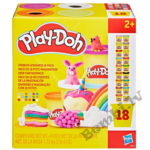 PLAY-DOH Plastilīna trauciņi, 18 gab.