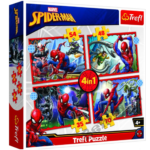 TREFL SPIDER-MAN Pužļu komplekts 4in1 Spiderman 