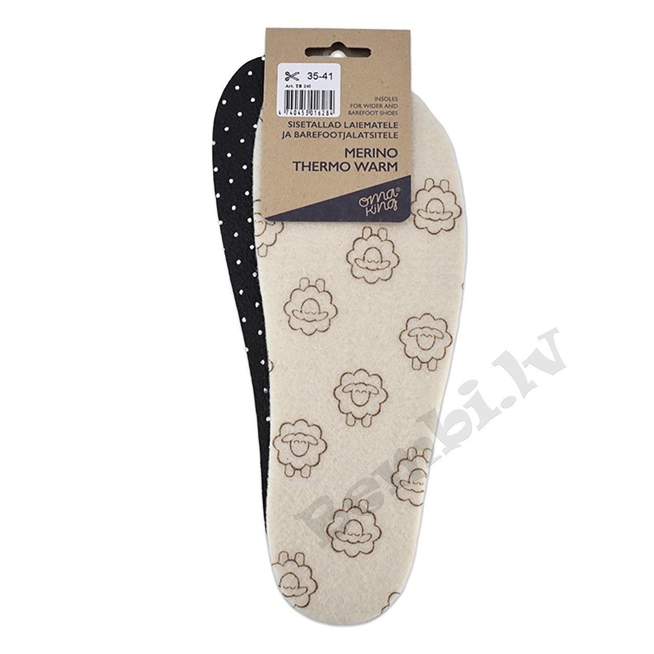 Merino termo zolītes apaviem 35-41